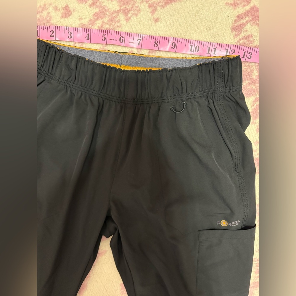 Carhartt Force Black Cargo Scrub Pants Women’s Size S - Picture 5 of 7